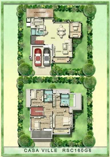 Casa Legend Rama 2 : คาซ่า เลเจ้นด์ พระราม 2 - Floor Plan