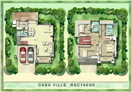 Casa Legend Rama 2 : คาซ่า เลเจ้นด์ พระราม 2 - Floor Plan