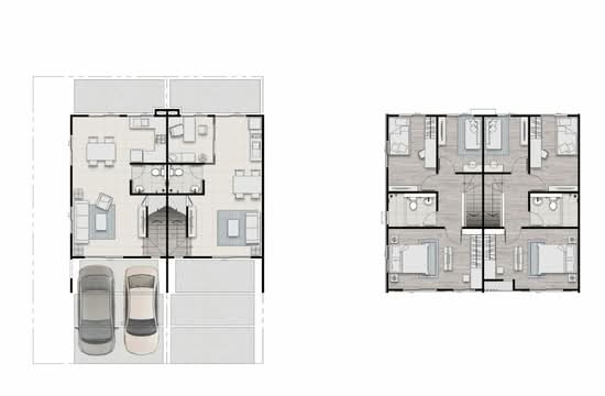 Modi Villa Rangsit Klong 7 : โมดิ วิลล่า รังสิต คลอง 7 - Floor Plan