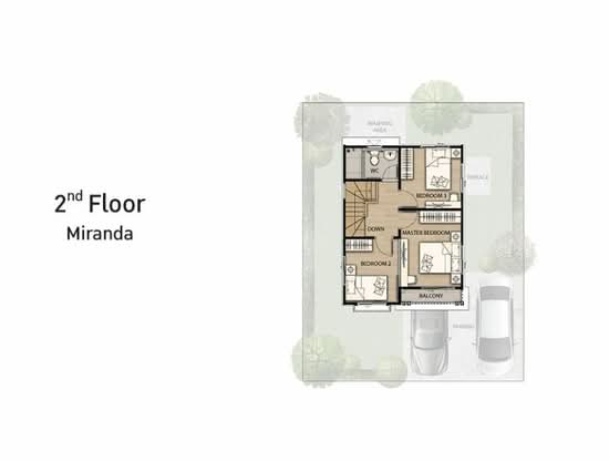 Modi Villa Rangsit Klong 7 : โมดิ วิลล่า รังสิต คลอง 7 - Floor Plan