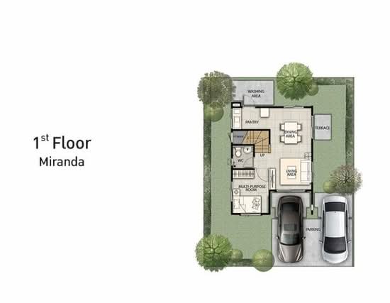 Modi Villa Rangsit Klong 7 : โมดิ วิลล่า รังสิต คลอง 7 - Floor Plan
