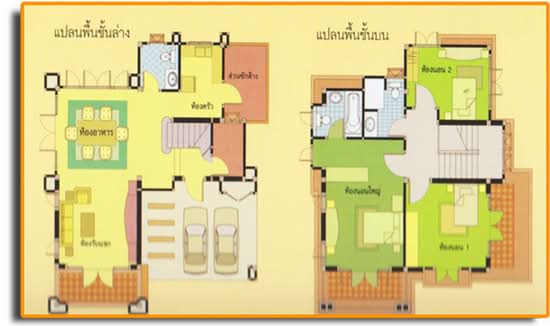 Baan Thongsathit 9 Watcharaphon-Rattanakosin : บ้านทองสถิตย์ 9 วัชรพล-รัตนโกสินทร์ - Floor Plan