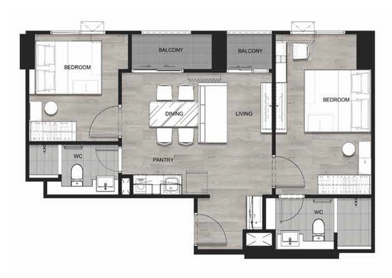 Escent Rayong II : เอสเซ็นท์ ระยอง 2 - Floor Plan