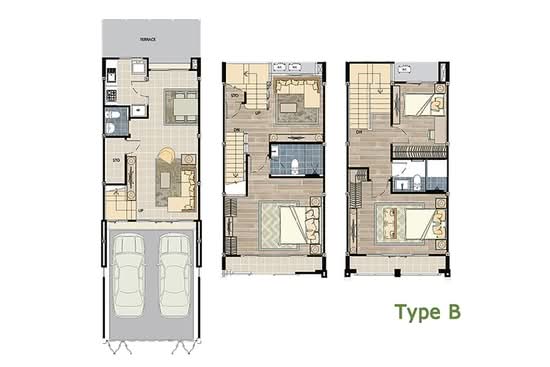 Baan Klang Mueng Ladprao 101 : บ้านกลางเมือง ลาดพร้าว 101 - Floor Plan