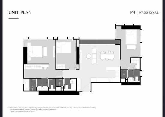 Park Origin Thonglor - Floor Plan