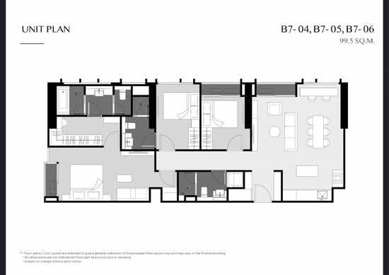 Park Origin Thonglor - Floor Plan