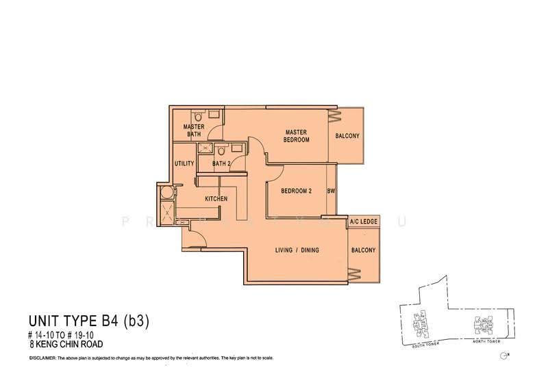 Cyan, 6 Keng Chin Road, Tanglin / Holland / Bukit Timah, 2 Bedrooms, 1,023 sqft, Condominium For Sale, by Linda Yang, 500175816 - 2D - PropertyGuru.com.sg
