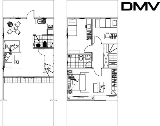Pruksa Ville 50/2 Ramkhamhaeng : พฤกษาวิลล์ 50/2 รามคำแหง (ซ.มิสทีน) - Floor Plan