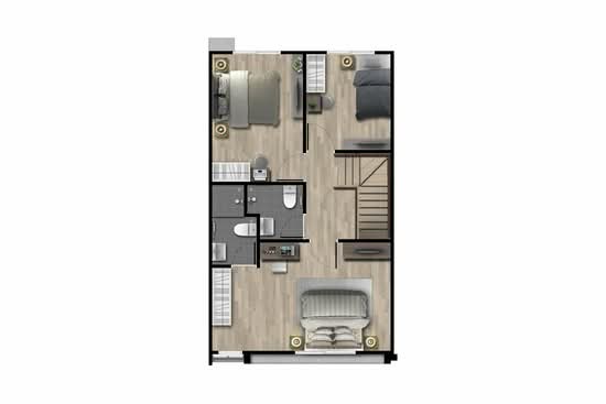 Siri Place Bangyai : สิริ เพลส บางใหญ่ - Floor Plan