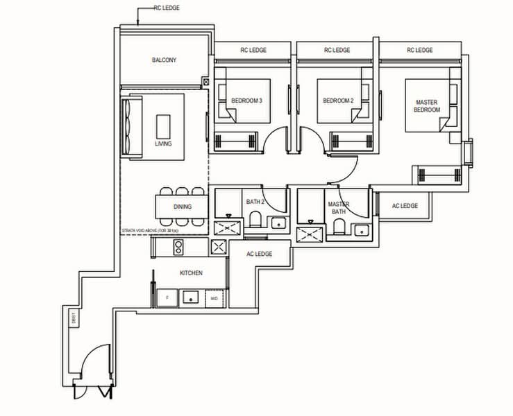 Pinetree Hill, 32 Pine Grove, 3 Bedrooms, 1,163 sqft, Condominium For Sale, by Alan Ng, 500238406 - PropertyGuru.com.sg