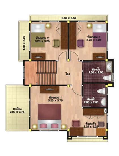 K.C. Natural City Ramkhamhaeng : เค.ซี. เนเชอรัลซิตี้ รามคำแหง - Floor Plan