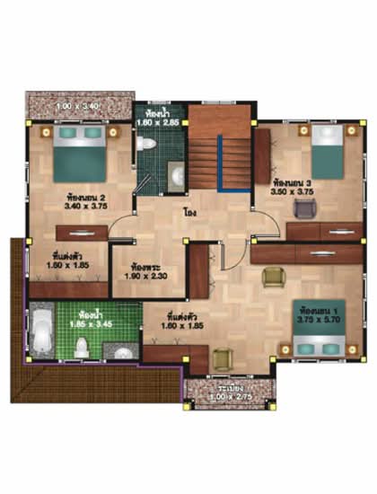 K.C. Natural City Ramkhamhaeng : เค.ซี. เนเชอรัลซิตี้ รามคำแหง - Floor Plan