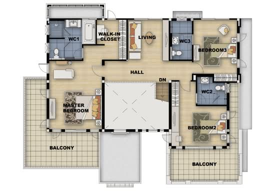 The Palazzo Ratburana - Floor Plan