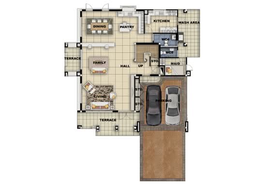 The Palazzo Ratburana - Floor Plan
