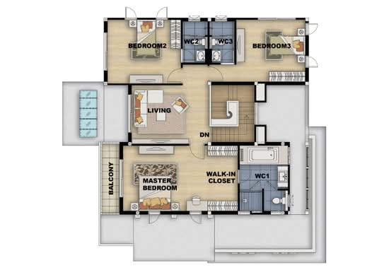 The Palazzo Ratburana - Floor Plan