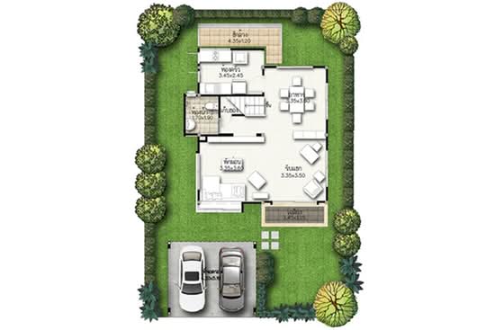 Supalai Ville Ubon Ratchathani : ศุภาลัย วิลล์ อุบลราชธานี - Floor Plan