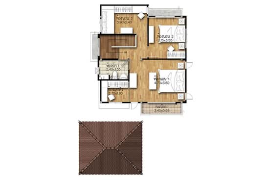 Supalai Ville Ubon Ratchathani : ศุภาลัย วิลล์ อุบลราชธานี - Floor Plan