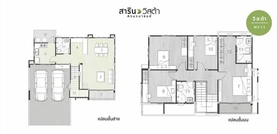 Sarin Vista Suan Vanarom : สาริน วิสต้า สวนวนารมย์ - Floor Plan