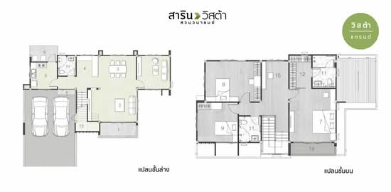 Sarin Vista Suan Vanarom : สาริน วิสต้า สวนวนารมย์ - Floor Plan