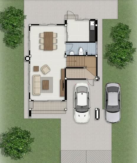 Sarin Living Noan-Hong-Tong : สาริน ลิฟวิ่ง โนนหงษ์ทอง - Floor Plan