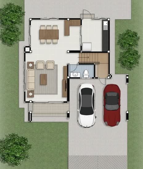 Sarin Living Noan-Hong-Tong : สาริน ลิฟวิ่ง โนนหงษ์ทอง - Floor Plan