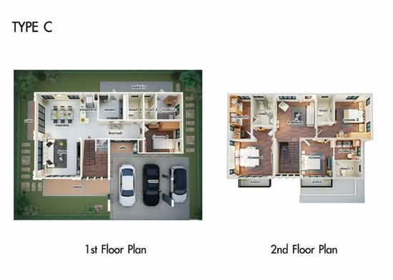 Baan Lumpini Suanluang Rama 9 Phase 2 - Floor Plan