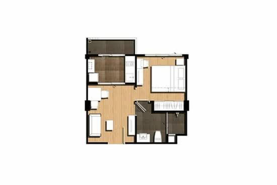 V-Condo Bypass Korat - Floor Plan