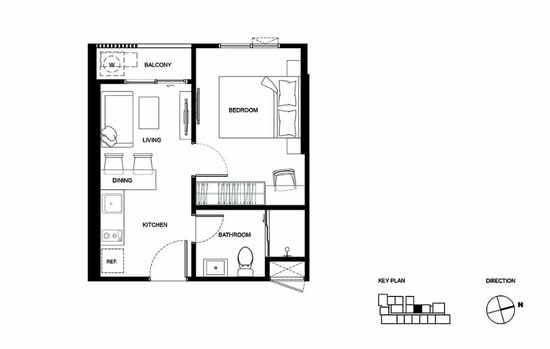 Metris Pattanakarn-Ekkamai - Floor Plan