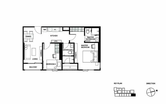 Metris Pattanakarn-Ekkamai - Floor Plan