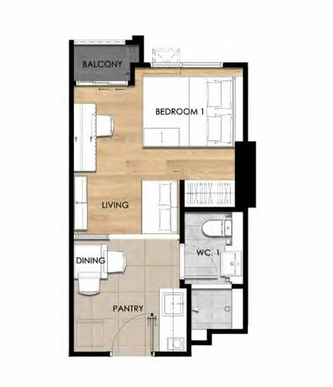Escent Ubonratchathani : เอสเซ็นท์ อุบลราชธานี - Floor Plan