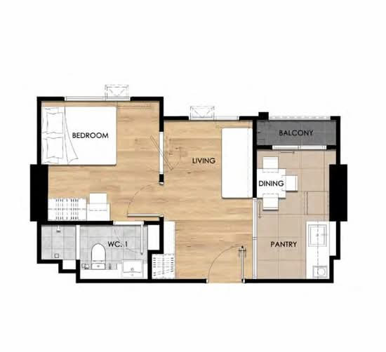Escent Ubonratchathani : เอสเซ็นท์ อุบลราชธานี - Floor Plan