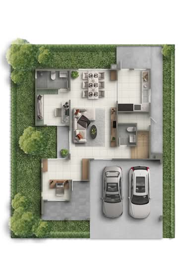 Cherea Vicinity Ratchaphruek – Jetsadabodin - Floor Plan