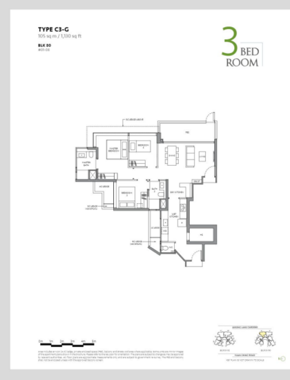 The LakeGarden Residences - Floor Plan