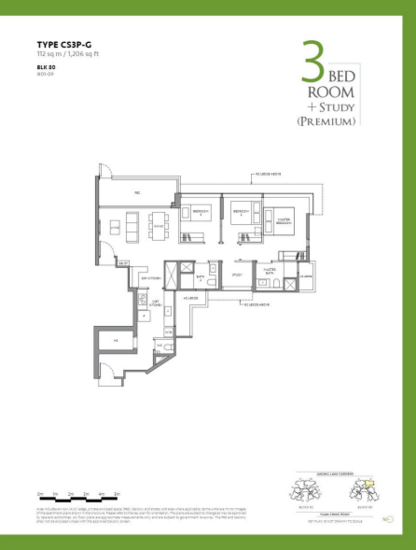 The LakeGarden Residences - Floor Plan