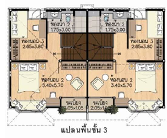 Supalai Ville Laksi – Don Muang - Floor Plan