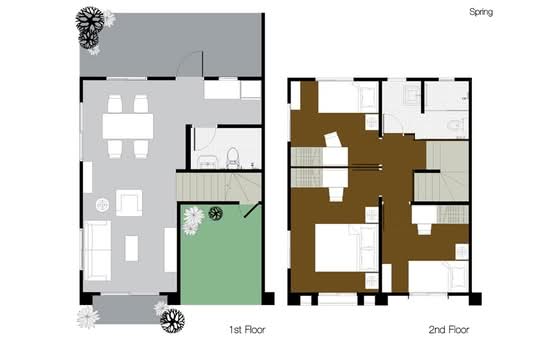 Pruksa Ville 50 Ramkhamhaeng : พฤกษาวิลล์ 50 รามคำแหง (ซ.มิสทีน) - Floor Plan