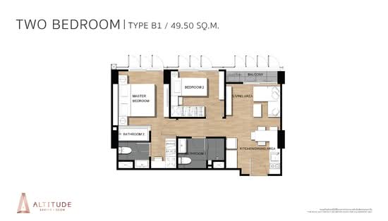 Altitude Samyan-Silom : อัลติจูด สามย่าน-สีลม - Floor Plan