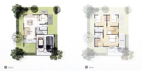 Modi Villa Pinklao – Wongwaen - Floor Plan