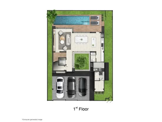 Providence Lane Ekkamai-Ramintra - Floor Plan
