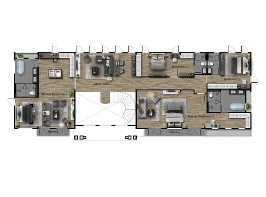 Monsane Exclusive Villa Ratchaphruek-Pinklao : มนต์เสน่ห์ เอ็กซ์คลูซีฟ วิลล่า ราชพฤกษ์-ปิ่นเกล้า - Floor Plan