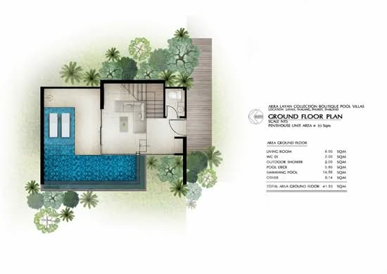 Akra Collection Layan : อัครา คอลเล็คชัน ลายัน - Floor Plan
