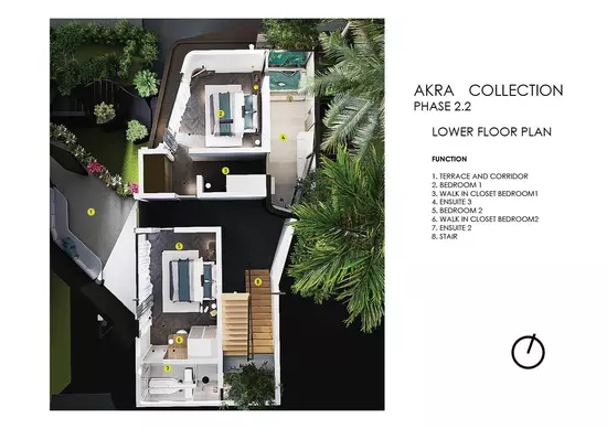 Akra Collection Layan 2 : อัครา คอลเล็คชัน ลายัน 2 - Floor Plan