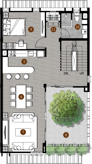 Jaytiya 2 Private Pool Villas Residence : เจติยา 2 ไพรเวท พูล วิลล่า เรสซิเดนซ์ - Floor Plan