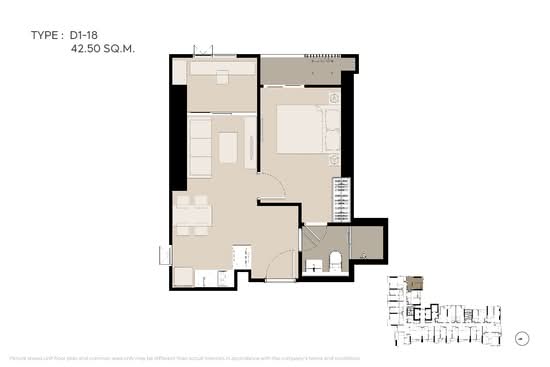 Life Phahon-Ladprao - Floor Plan