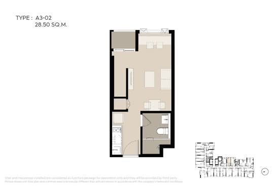 Life Phahon-Ladprao - Floor Plan