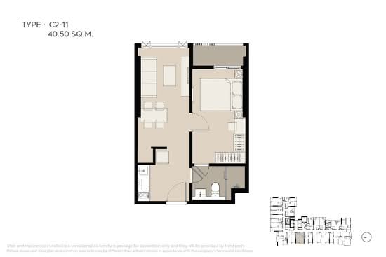 Life Phahon-Ladprao - Floor Plan