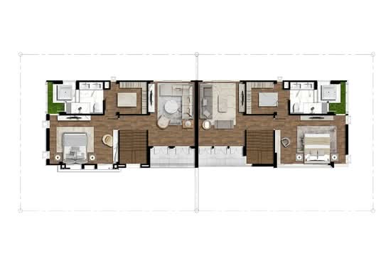 Baan Klang Muang Classe Sukhumvit 77 - Floor Plan