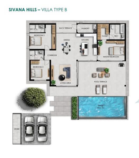 Sivana Hills Hua Hin, Prachuap Khiri Khan, Hua-Hin 126 Alley, Nong Kae, Hua Hin, Prachuap Khiri Khan, , , Single Detached House For Sale, by Property Sales, 11026494 - DDproperty.com