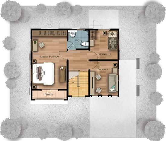 Lanceo Crib Pinklao-Wongwaen : แลนซีโอ คริป ปิ่นเกล้า-วงแหวนฯ (ส้มเกลี้ยง) - Floor Plan
