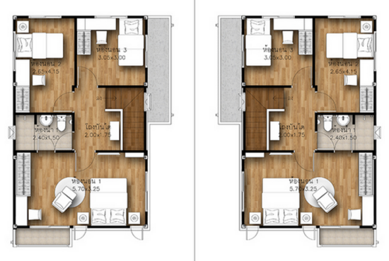 Supalai Ville Krungthep – Pathumthani - Floor Plan